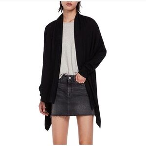 All Saints Merino Wool Cardigan Sweater